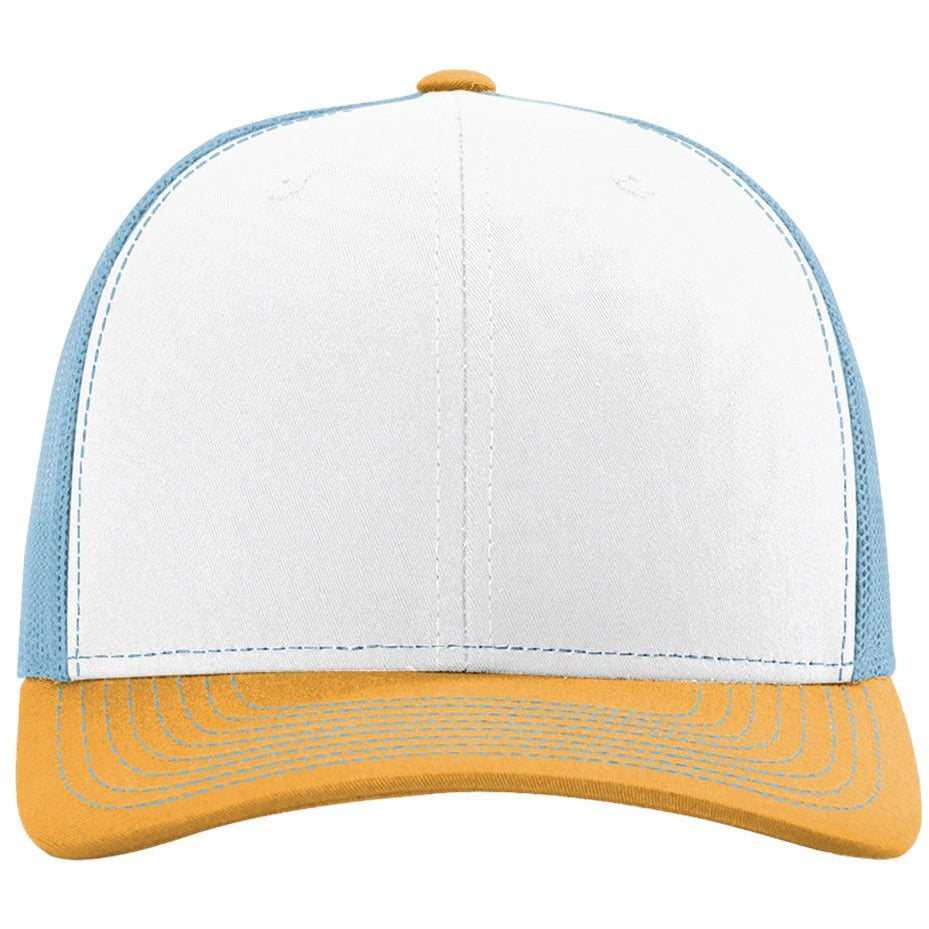 White/ Columbia Blue/ Yellow
