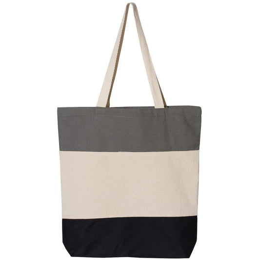Q-Tees 11L Tri-Color Tote