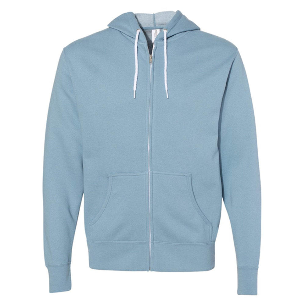 Lightweight Full-Zip Hooded Sweatshirt