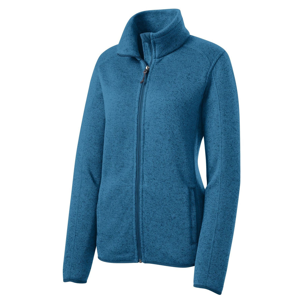 Port Authority® Ladies Sweater Fleece Jacket