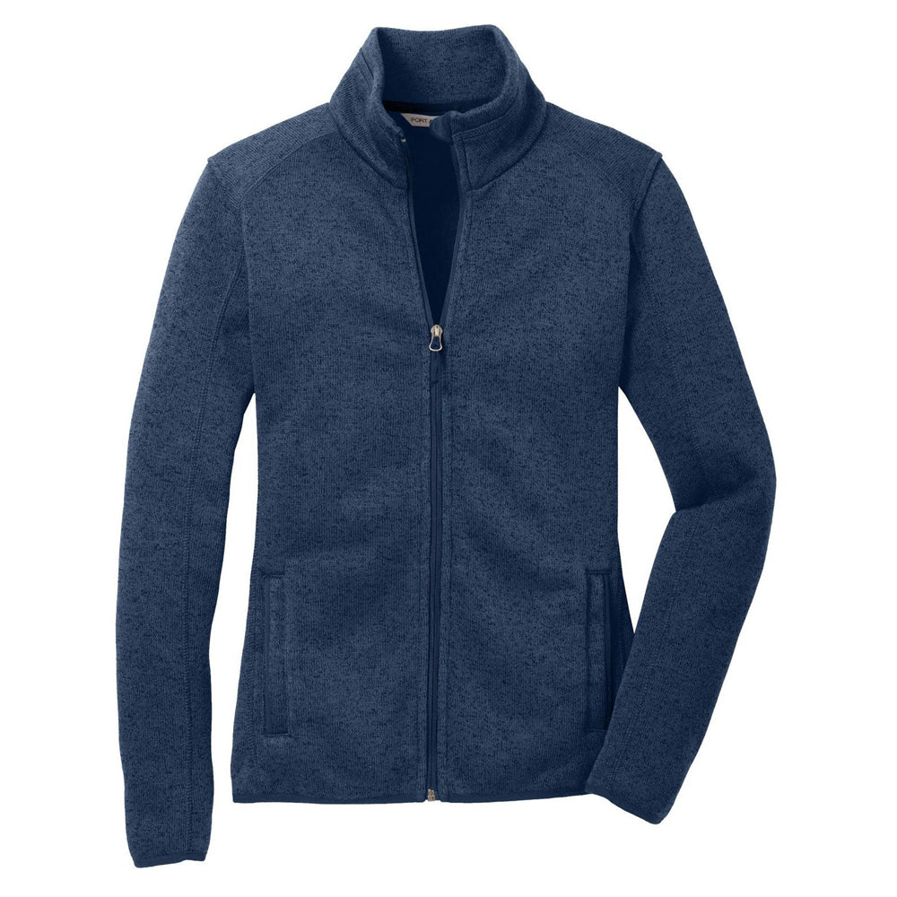 Port Authority® Ladies Sweater Fleece Jacket