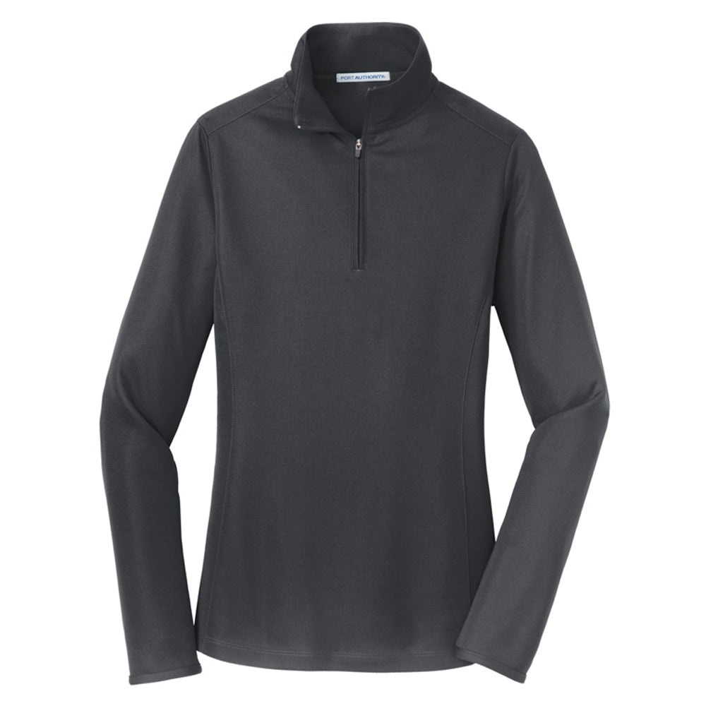 Port Authority® Ladies Pinpoint Mesh 1/2-Zip