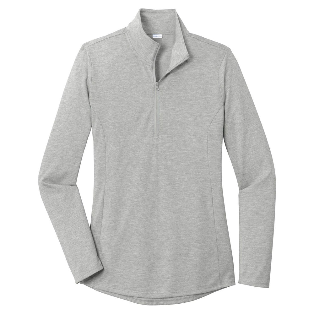 Sport-Tek ® Ladies PosiCharge ® Tri-Blend Wicking 1/4-Zip Pullover